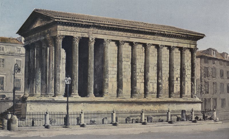 Nimes, Maison Carree (Régészeti Múzeum), Ensemble S O alkotó: French Photographer