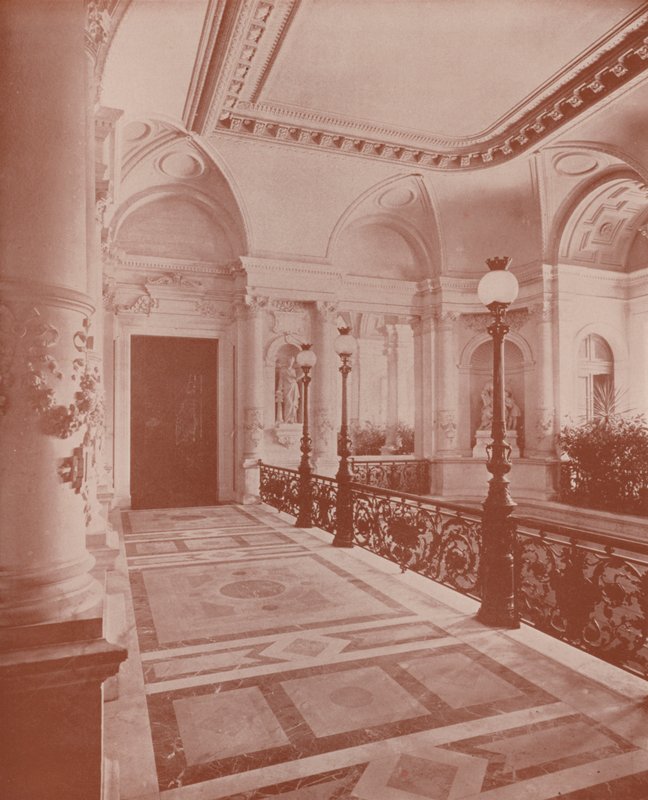 Párizs: Előszoba a Hotel de Ville-ben (f/w fotó) alkotó: French Photographer