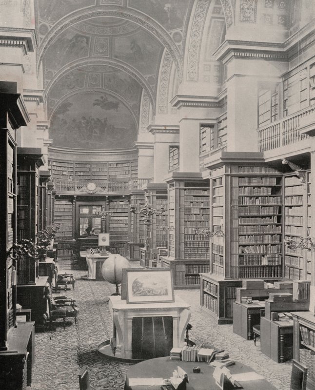 Párizs: Képviselőházi Bibliotéka (f/w fotó) alkotó: French Photographer