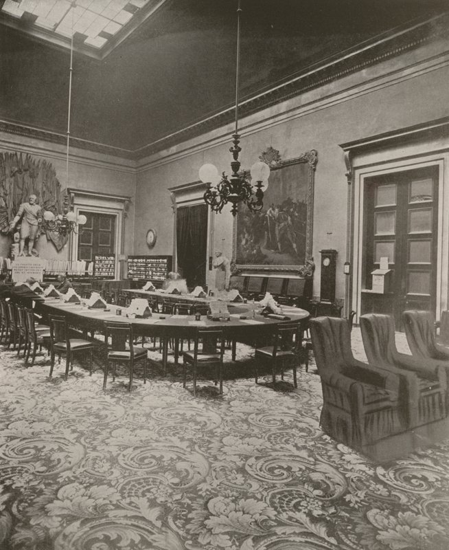 Párizs: Képviselőház, Salle des Conferences (f/w fotó) alkotó: French Photographer
