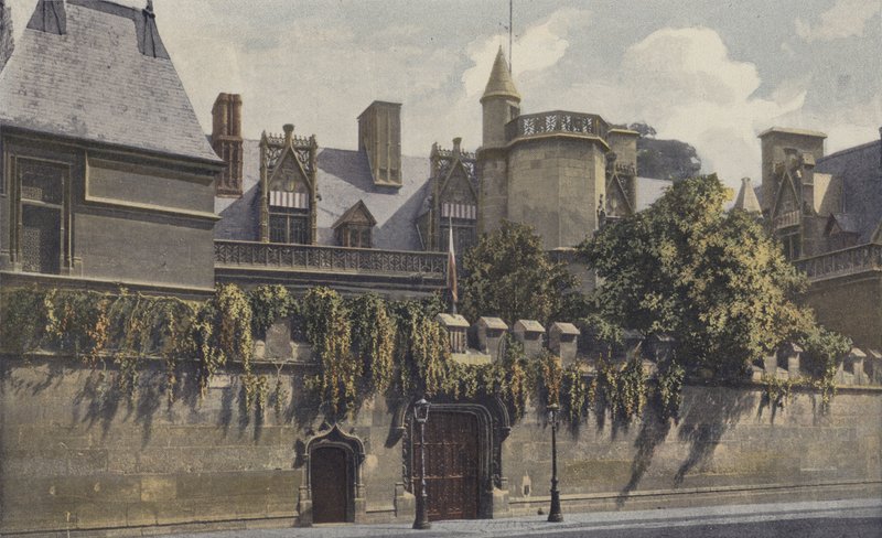Párizs, Hotel de Cluny, a Múzeum bejárata alkotó: French Photographer