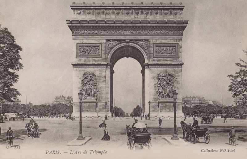 Párizs, Diadalív alkotó: French Photographer