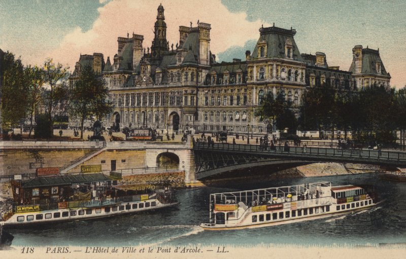 Párizs, a városháza, a Pont D