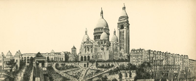 Párizs, a Montmartre Szent Szíve Bazilika, A Szent Szív Bazilika alkotó: French Photographer