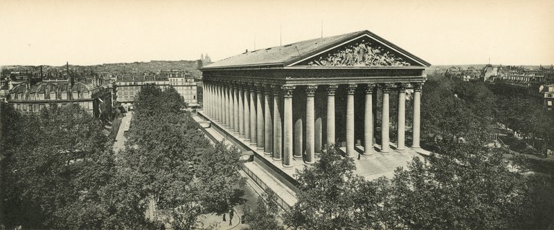 Párizs, La Madeleine, Madeleine templom alkotó: French Photographer
