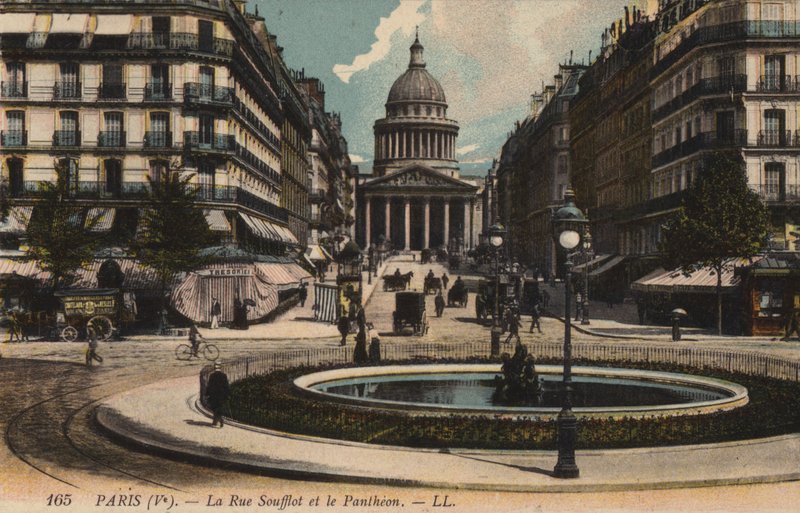 Párizs, Rue Soufflot, Pantheon alkotó: French Photographer