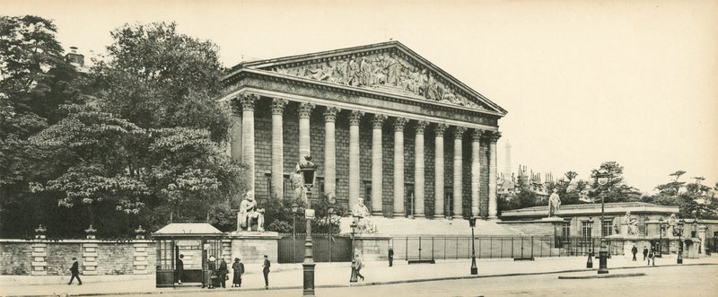 Párizs, Le Palais-Bourbon, Képviselőház, Bourbon-Palace, Képviselőház alkotó: French Photographer