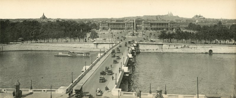 Párizs, Panoráma a Place de la Concorde-ra, Concorde Place, Panoráma alkotó: French Photographer