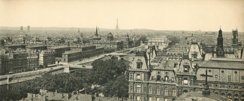 Párizs, Nyolc híd panorámája, Nyolc híd alkotó: French Photographer