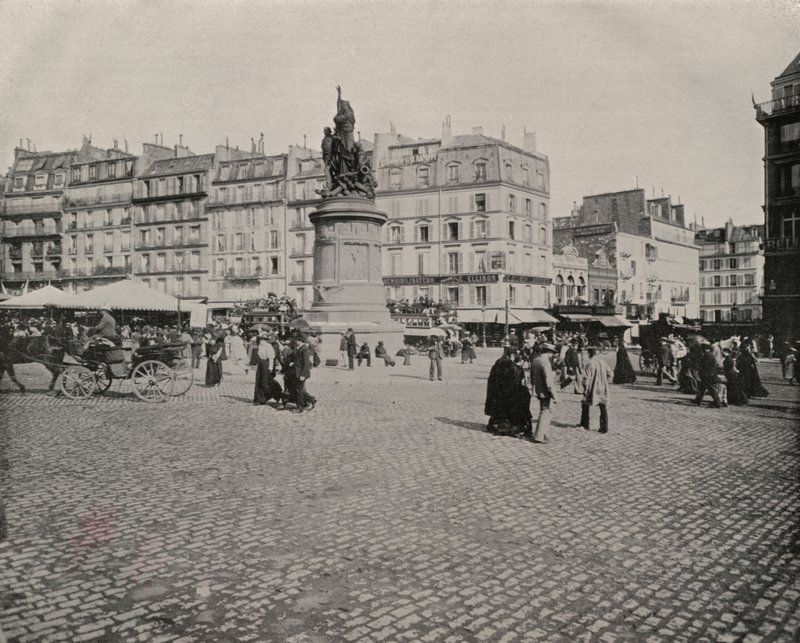 Párizs: Place de Clichy (f/w fotó) alkotó: French Photographer