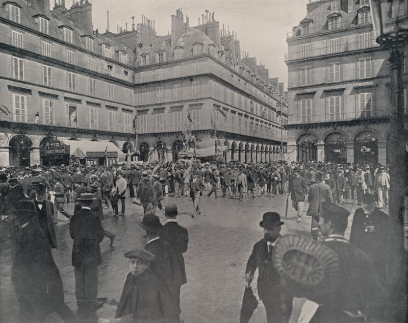 Párizs: Place de Rivoli (f/w fotó) alkotó: French Photographer
