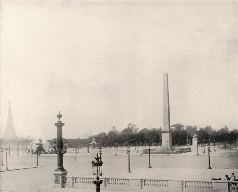 Párizs: Place de la Concorde (f/w fotó) alkotó: French Photographer