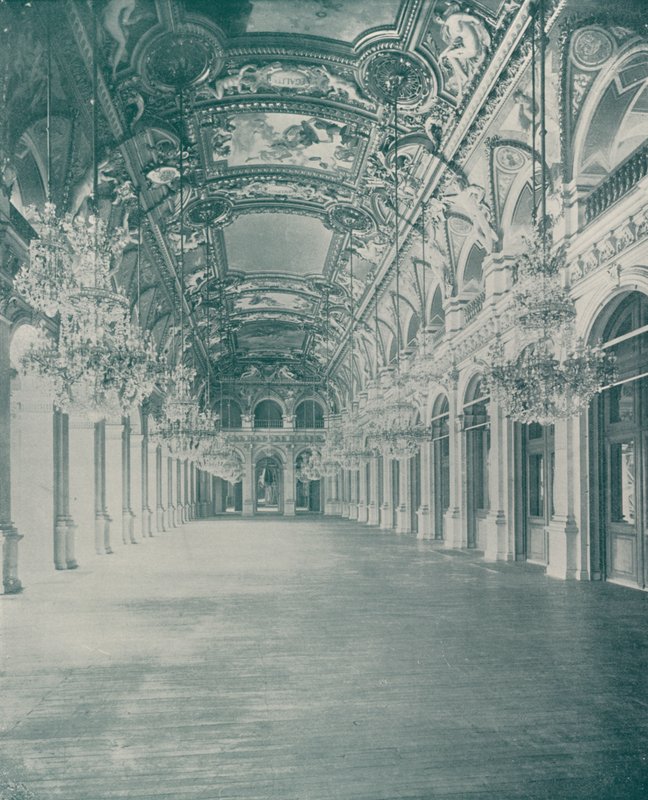 Párizs: Bálterem, Hotel de Ville (f/w fotó) alkotó: French Photographer