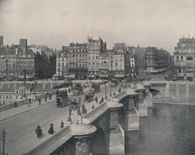 Párizs: A Pont Neuf, vagy az Új híd (f/w fotó) alkotó: French Photographer