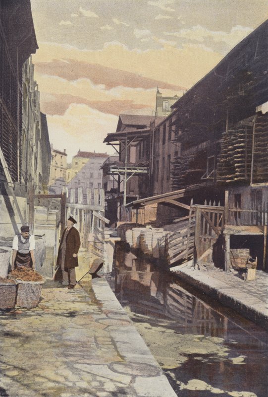 Párizs, Egy bőrgyár a Bievre-n alkotó: French Photographer