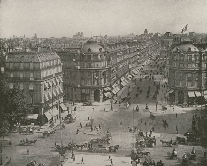 Párizs: Kilátás az Avenue de l