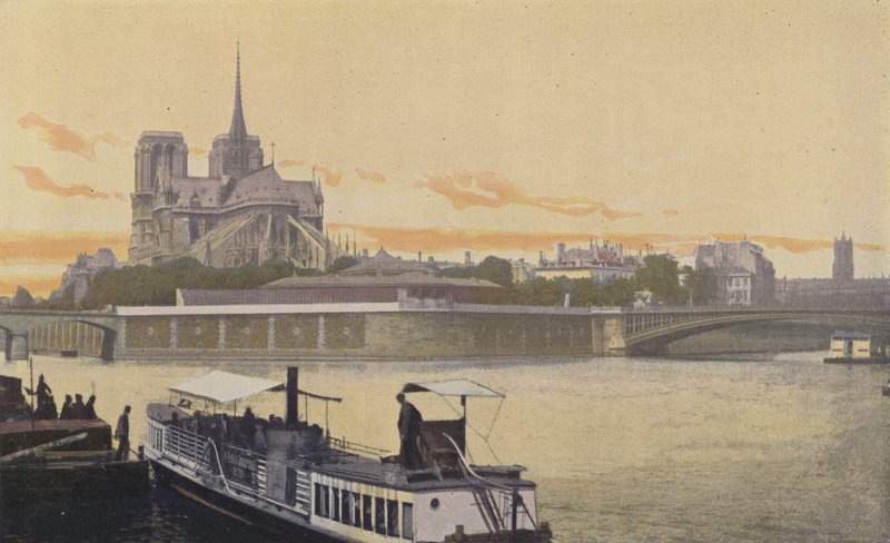 Párizs, Kilátás az Ile de la Cite K-i pontjára alkotó: French Photographer