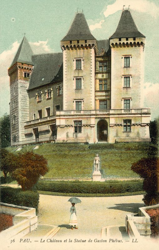 Pau, A kastély, Gaston Phebus szobra alkotó: French Photographer