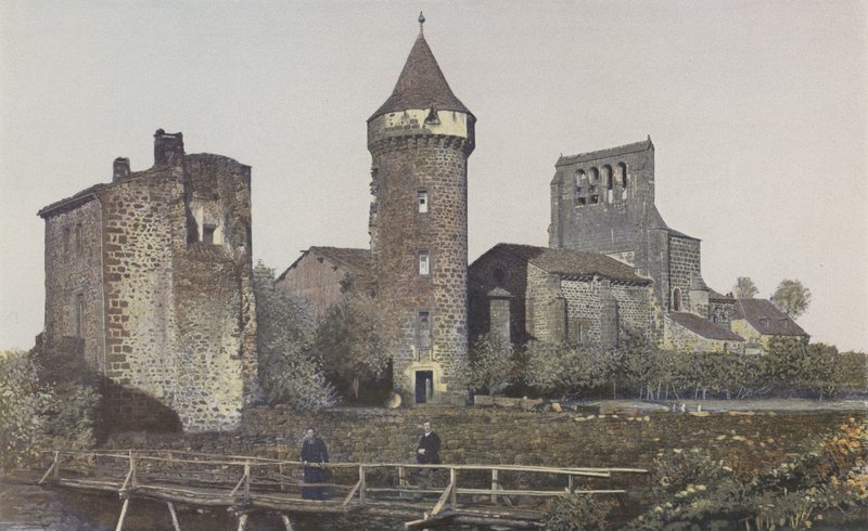 Roffiac, templom és a régi kastély tornya, Together S O alkotó: French Photographer