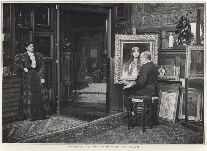 Rose Caron portréját Leon Bonnat festette alkotó: French Photographer