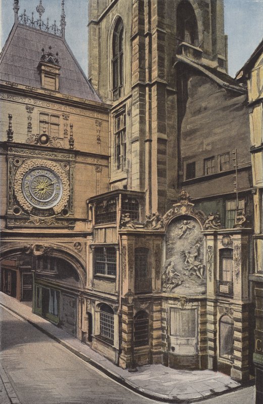 Rouen, a Gros-Horloge szökőkútja alkotó: French Photographer