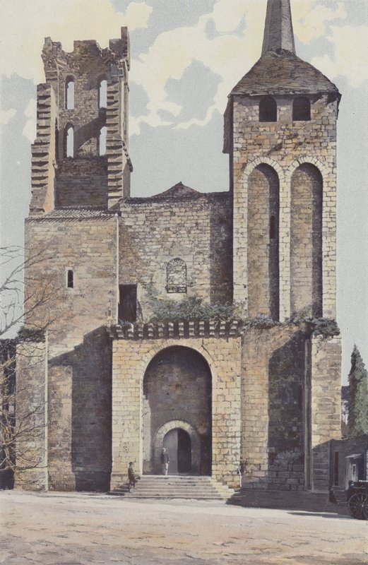 Saint-Avit-Senieur, templom, homlokzat O alkotó: French Photographer