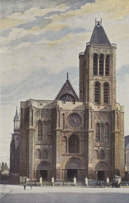 Saint-Denis, az apátsági templom homlokzata alkotó: French Photographer