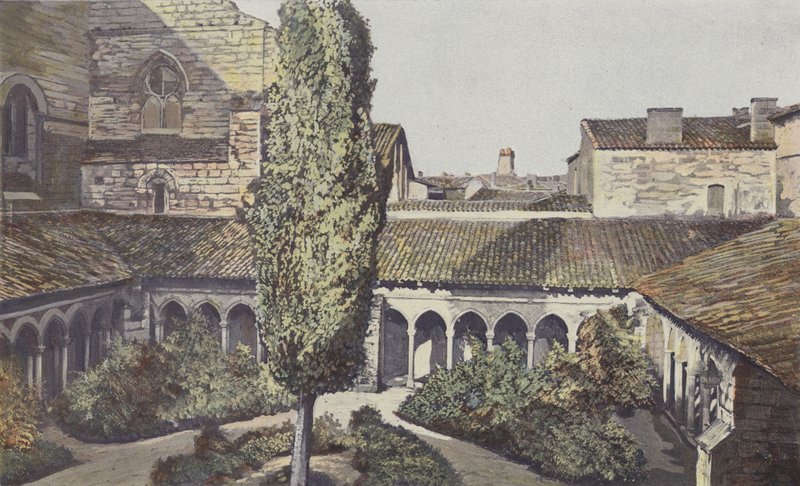 Saint-Emilion, a kollégiumi egyház kolostora, együtt alkotó: French Photographer
