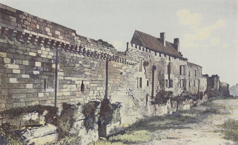 Saint-Emilion, A sáncok maradványai ÉNy-ra, Logis de Malet alkotó: French Photographer