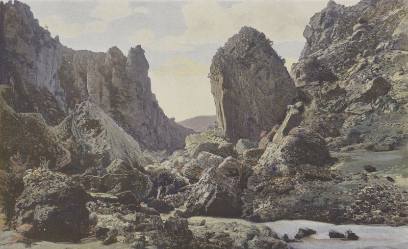 Saint-Georges-de-Levejac, Chaos du Pas de Soucy, a Tarn-parton, lefelé néző kilátás alkotó: French Photographer