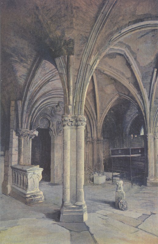 Saint-Pere-sous-Vezelay, templom, veranda O (restaurálás előtt) alkotó: French Photographer