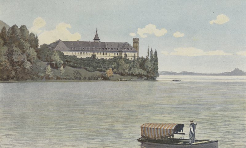 Saint-Pierre-de-Curtille, Hautecombe apátság és Lac du Bourget alkotó: French Photographer
