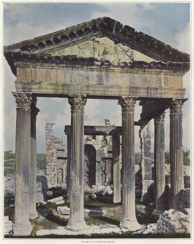A Capitolium Dougga-ban alkotó: French Photographer