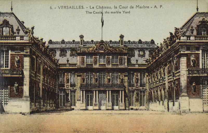 Márványudvar, Versailles-i palota (színes fotó) alkotó: French Photographer