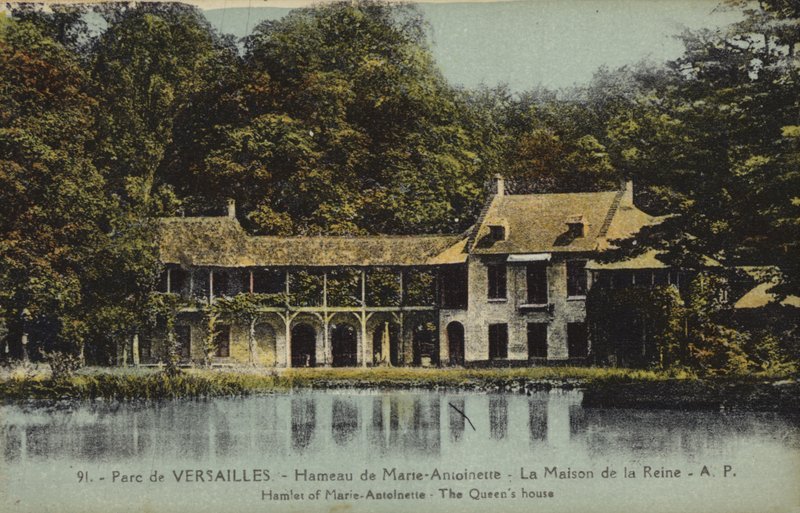 A királynő háza, Marie Antoinette Hamletje, Versailles (színes fotó) alkotó: French Photographer