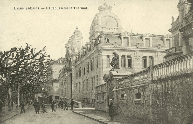 The Thermal Baths, Evians Les Bains (f/w fotó) alkotó: French Photographer