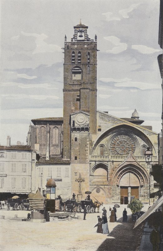 Toulouse, Saint-Etienne templom, homlokzat O alkotó: French Photographer