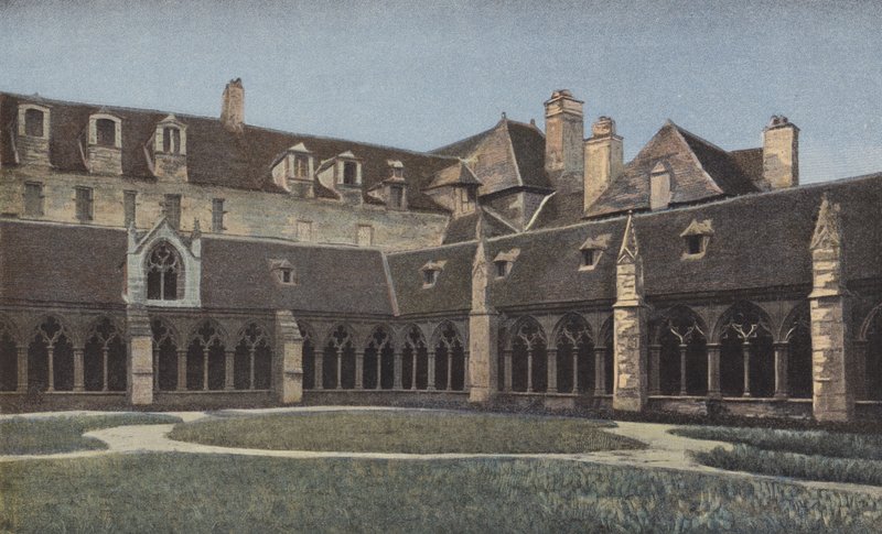 Treguier, kolostor, belső nézet alkotó: French Photographer