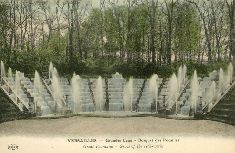 Versailles, Grand Eaux, Grove Of Rockeries alkotó: French Photographer