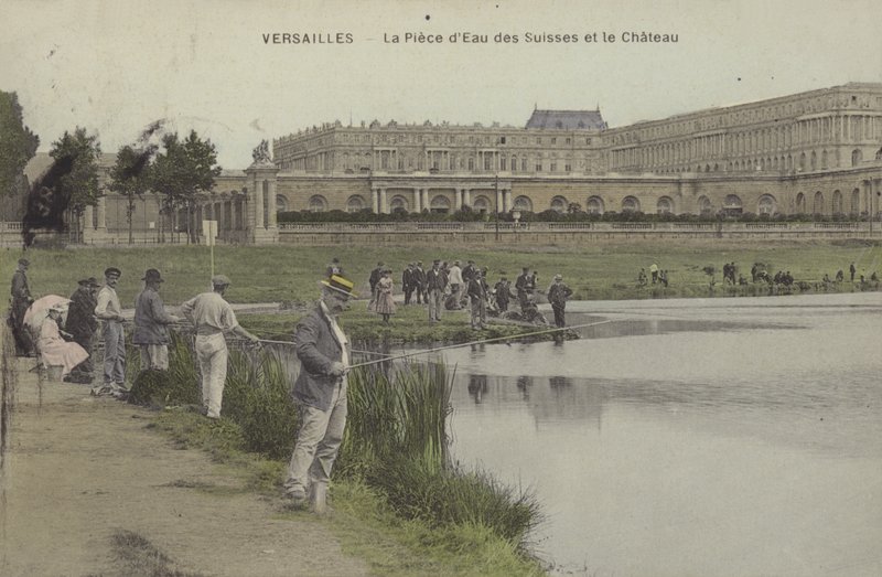 Versailles, horgászat a La Piece D