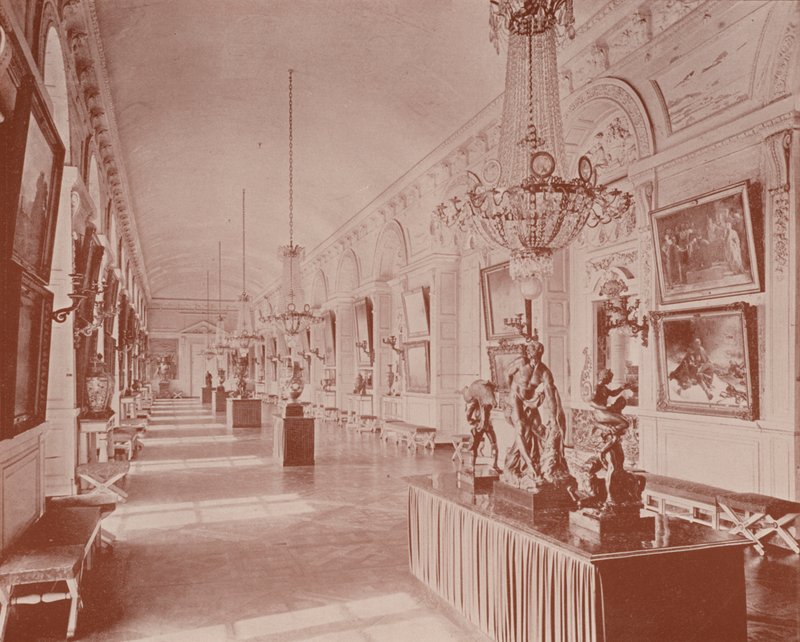 A Versailles-i Nagy Trianon Galéria előszobája (f/w fotó) alkotó: French Photographer