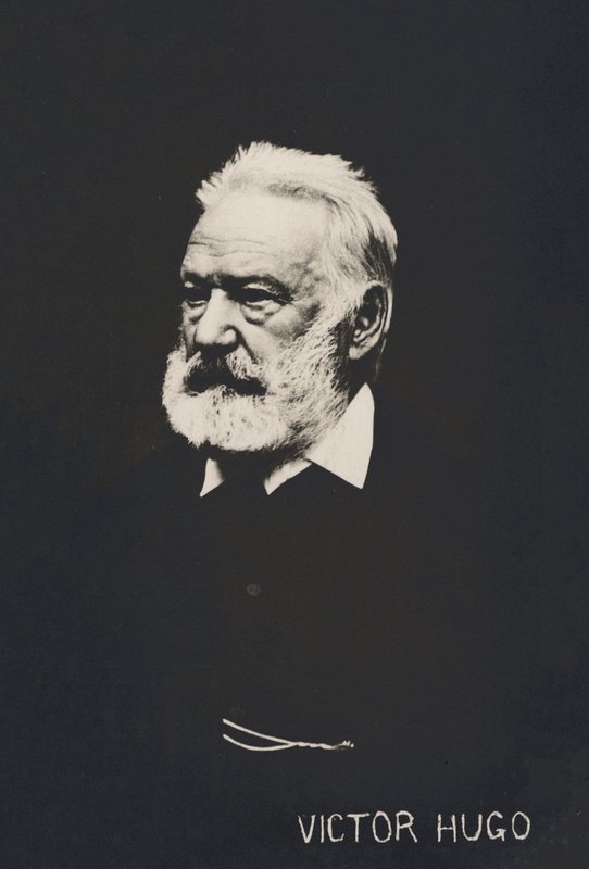 Victor Hugo, portré (f/w fotó) alkotó: French Photographer
