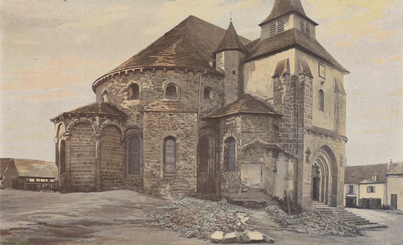 Vigeois, templom, apszis és kereszthajó alkotó: French Photographer