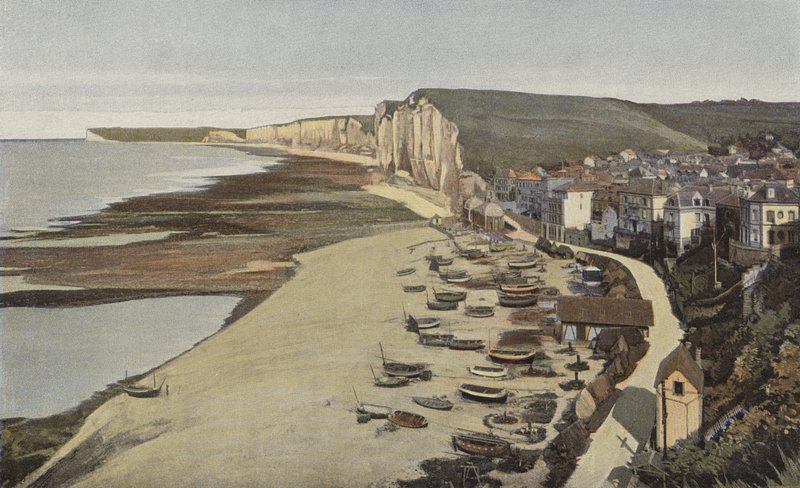 Yport, általános kilátás a strandra alkotó: French Photographer