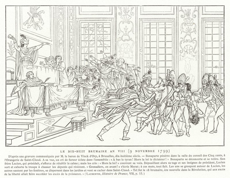 18 Brumaire, VIII. év (1799. november 9.) alkotó: French School