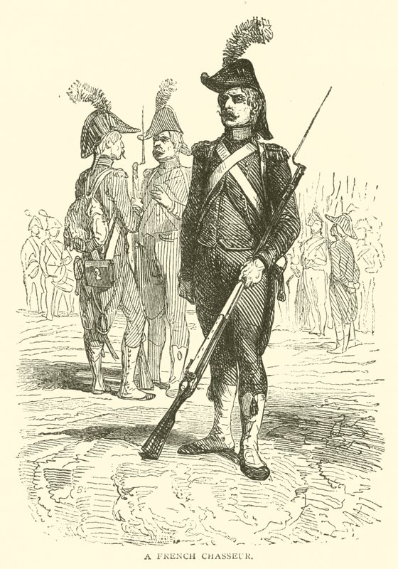 Egy francia chasseur (metszet) alkotó: French School