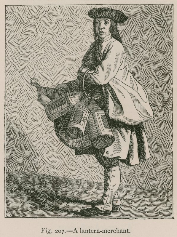 Egy lámpás-kereskedő alkotó: French School