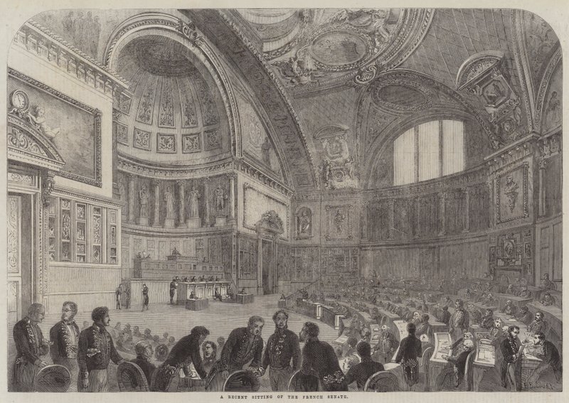A francia szenátus legutóbbi ülése alkotó: French School