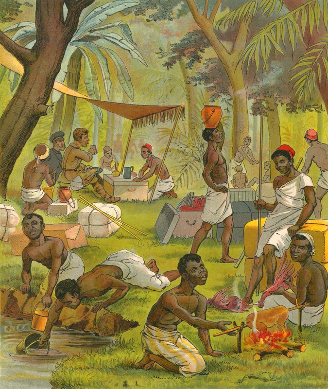 Szünet Afrikában alkotó: French School