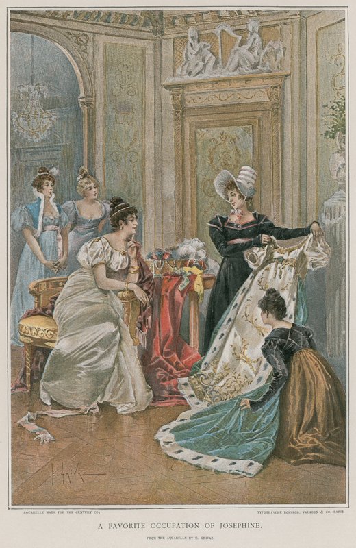 Josephine kedvenc elfoglaltsága alkotó: French School